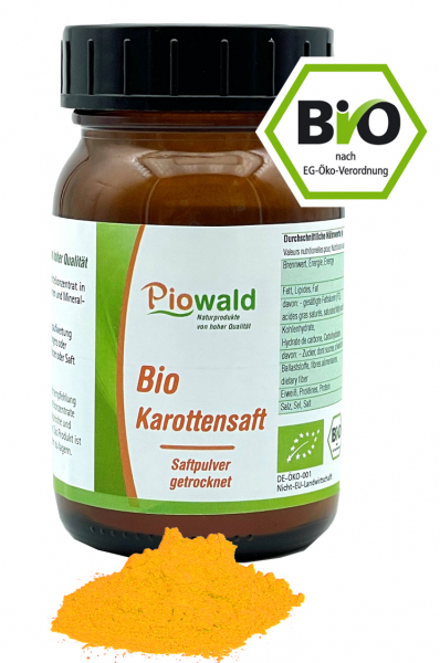 BIO Karottensaft - 100g Pulver