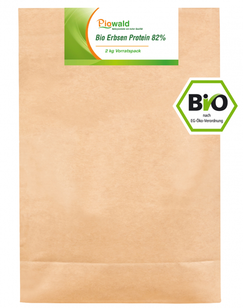 BIO Erbsenprotein - Isolat - 2 kg Pulver